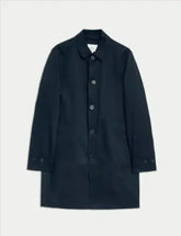 Mens Cotton Blend Mac  Adomoo